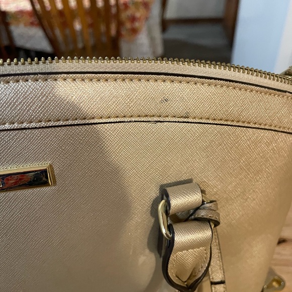 Anne Klein Gold Dome-shaped Shoulder Bag - Picture 5 of 7